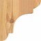 Ekena Millwork New Brighton Smooth Corbel, Western Red Cedar, 3 1/2"W x 6"D x 6"H COR04X06X06NEB00SWR - alternate 2